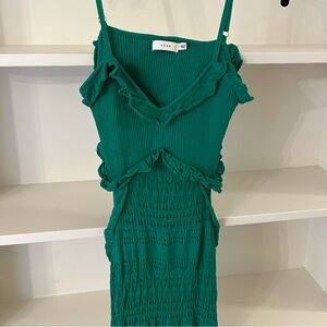 Lush Maxi Dress with Open Back